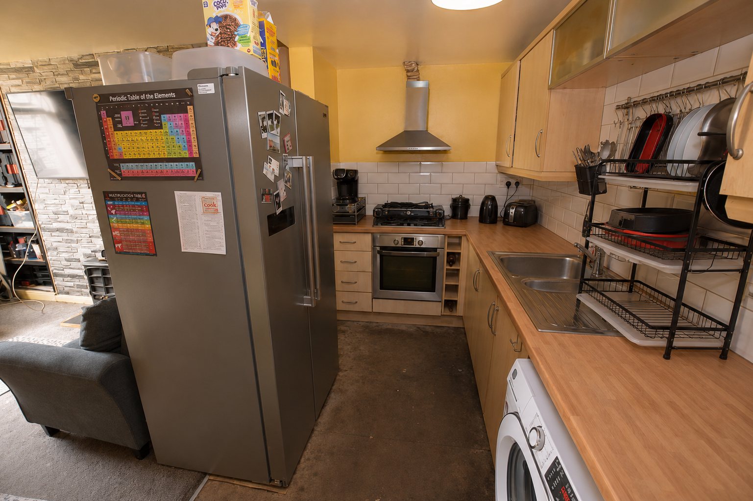 Residential apartment kitchen